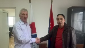 Tomislav Kulić i Dejan Smiljković prilikom potpisivanja sporazuma