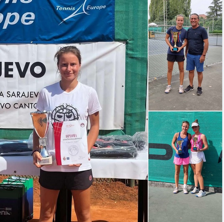 Teniserka Anastasija Cvetković iz Doljevca niže samo uspehe na turnirima